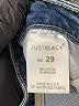 Just Black Hearts Blue Jeans Size 29 waist - photo 8