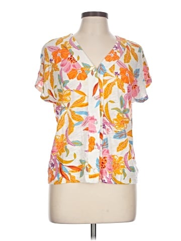 C&C California Short Sleeve Blouse (view 1)