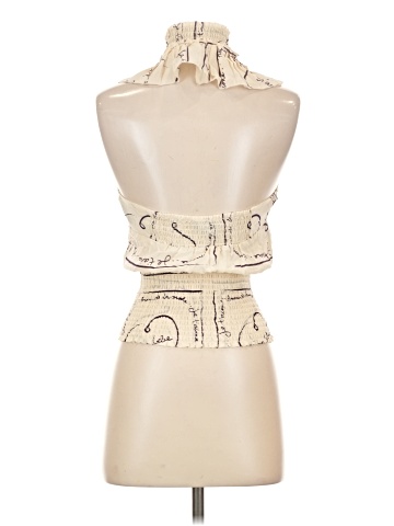 Bebe Sleeveless Silk Top (view 2)
