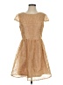 Alya 100% Polyester Tan Casual Dress Size S - photo 1