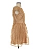 Alya 100% Polyester Tan Casual Dress Size S - photo 4