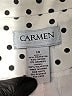 Carmen Carmen Marc Valvo Polka Dots White Blazer Size 14 - photo 6