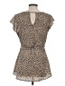Full Moon Maternity Brown Short Sleeve Top Size S (estimated) - photo 2
