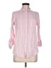 SO 100% Rayon Pink Long Sleeve Button-Down Shirt Size M - photo 1