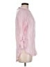SO 100% Rayon Pink Long Sleeve Button-Down Shirt Size M - photo 4