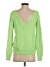 Akira Solid Green Pullover Sweater Size S - photo 2