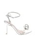 BCBGeneration Silver Sandals Size 9 - photo 1