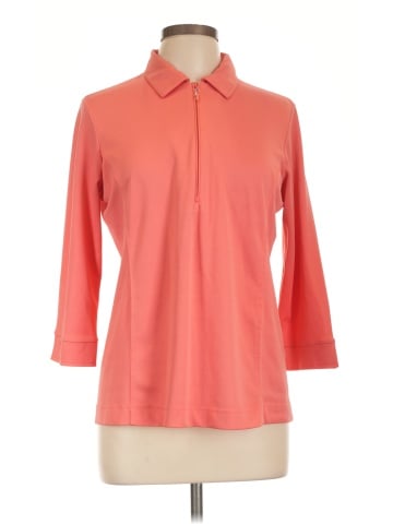 Sport Haley 3/4 Sleeve Button-Down Shirt (view 1)