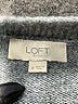 Ann Taylor LOFT Outlet Stars Gray Pullover Sweater Size M - photo 7