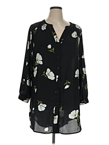 dip 3/4 Sleeve Blouse (view 1)