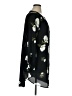 dip 100% Polyester Black 3/4 Sleeve Blouse Size 1X - photo 4