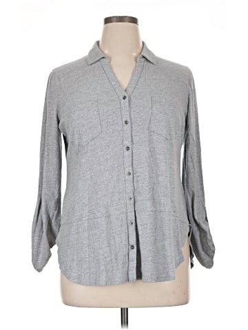 Sonoma Goods for Life 3/4 Sleeve Button-Down Shirt (view 1)