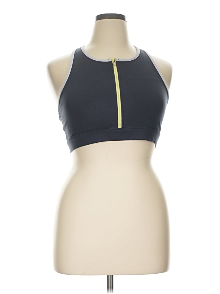 Pre-owned Peloton Tank Top Gray Halter Neckline Tops