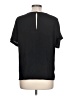 A New Day 100% Polyester Black Short Sleeve Top Size L - photo 2