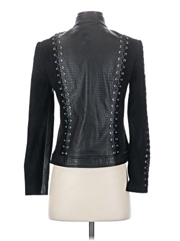 St. John Collection by Marie Gray Leather Jacket (view 2)