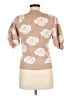 Polagram Floral Tan Pullover Sweater Size M - photo 2