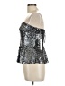 Rebecca Taylor 100% Polyester Silver Sleeveless Top Size 8 - photo 5
