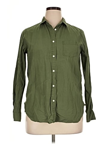 Uniqlo Long Sleeve Button-Down Shirt (view 1)