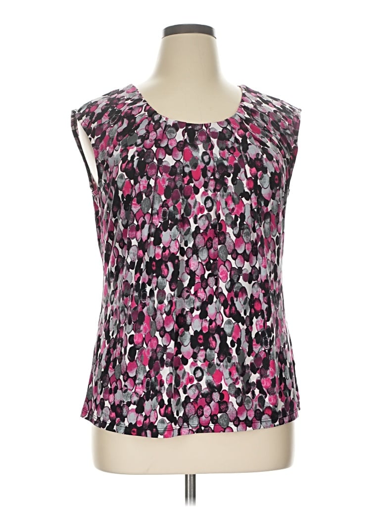 Pre-owned Jones Studio Sleeveless T-shirt In Pink