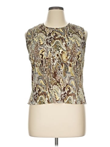 Plisse Sleeveless Blouse (view 1)