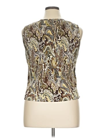 Plisse Sleeveless Blouse (view 2)