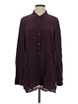 Eileen Fisher Long Sleeve Silk Top (view 1)
