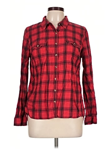 St. John's Bay Long Sleeve Button-Down Shirt (view 1)