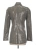 Cupcakes & Cashmere 100% Polyester Metallic Silver Blazer Size XS - photo 2