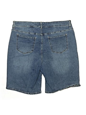 Universal Standard Denim Shorts (view 2)