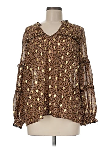 Mystree Long Sleeve Blouse (view 1)