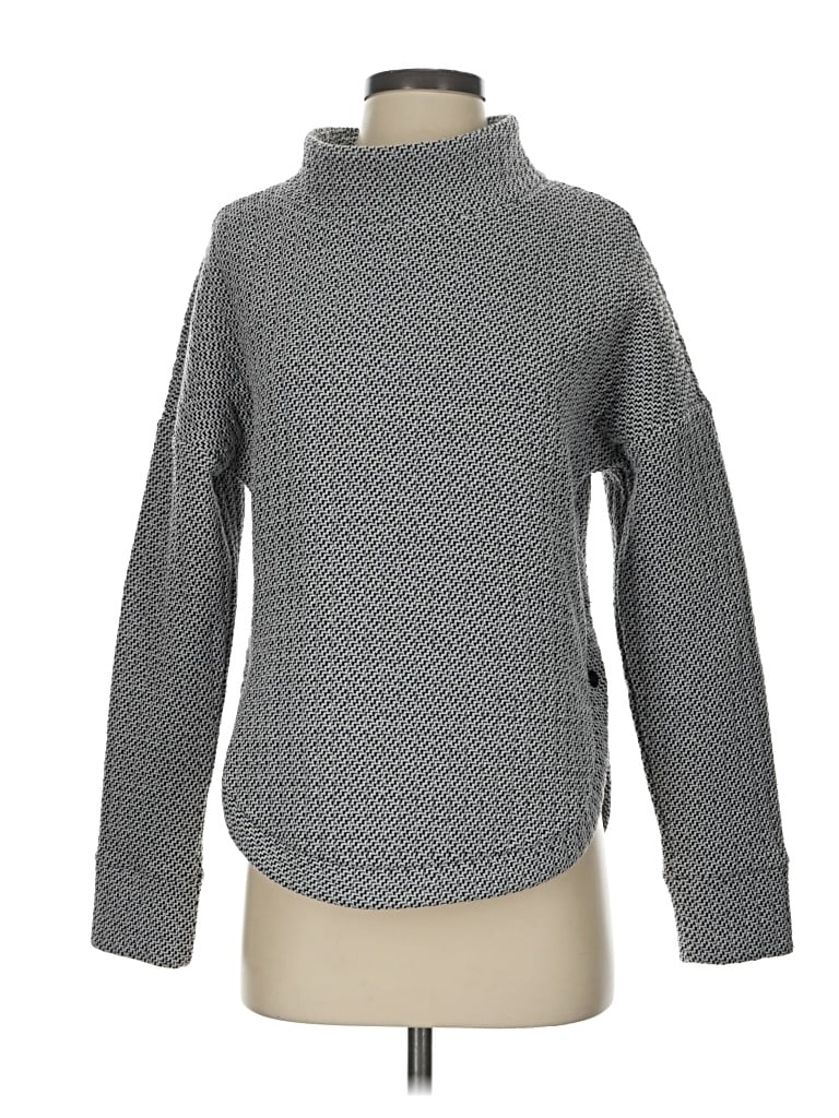 Pre-owned Gap Fit Turtleneck Sweater In Gray