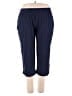 Fresh Produce 100% Cotton Solid Blue Active Pants Size 2X - photo 1