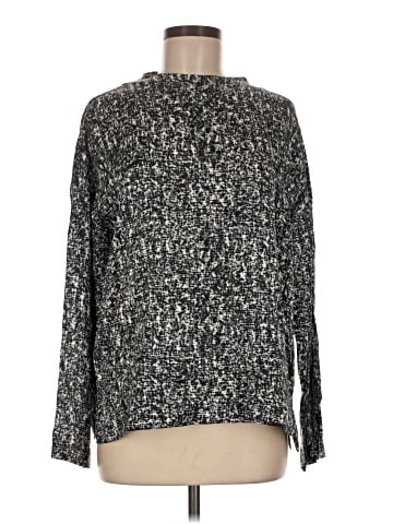 Eileen Fisher Long Sleeve Silk Top (view 1)