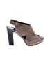Donald J Pliner Gray Heels Size 7 1/2 - photo 1