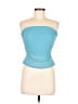 Tiger Mist Blue Sleeveless Blouse Size L - photo 1