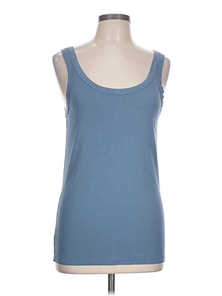 Assorted Brands Tank Top Blue Strapless Neckline Tops
