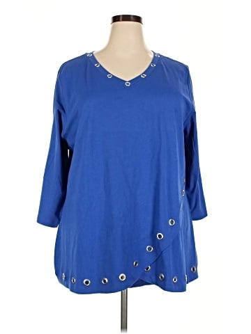 Get Lucky U.S.A. 3/4 Sleeve Top (view 1)
