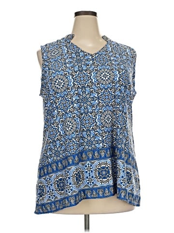 NY Collection Sleeveless Blouse (view 1)