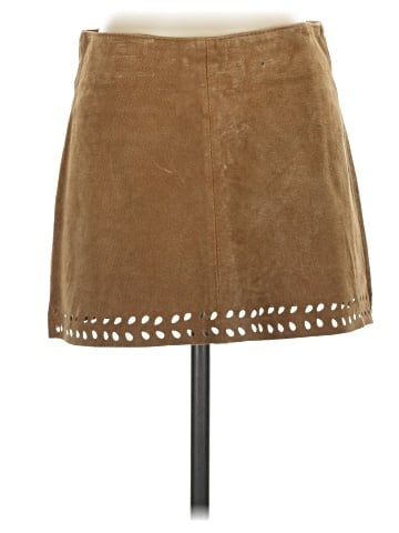 Wet Seal Leather Skirt (view 1)