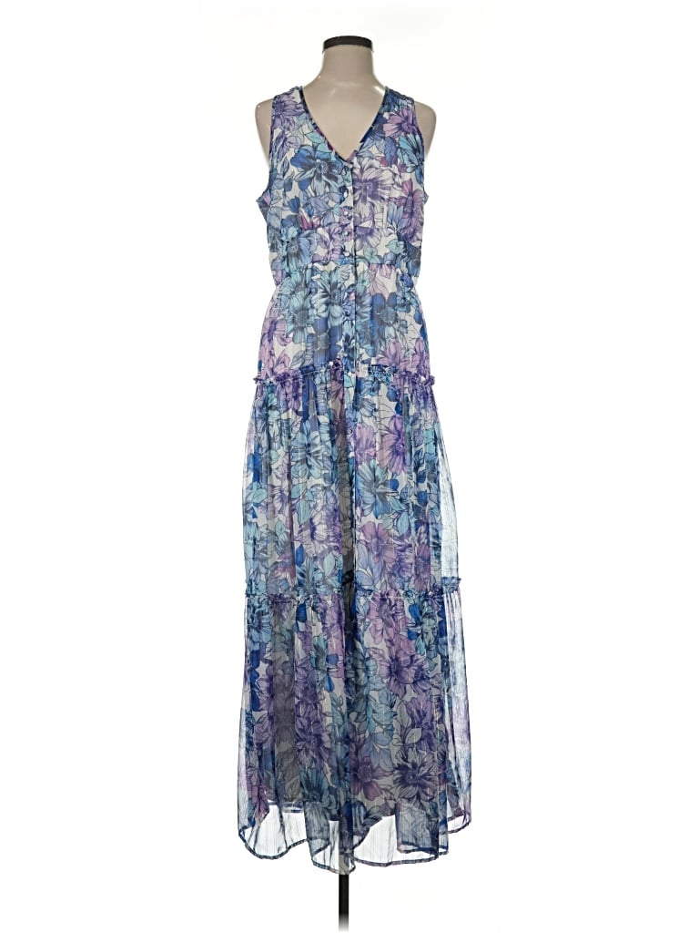 Pre-owned Boston Proper Casual Dress In Blue