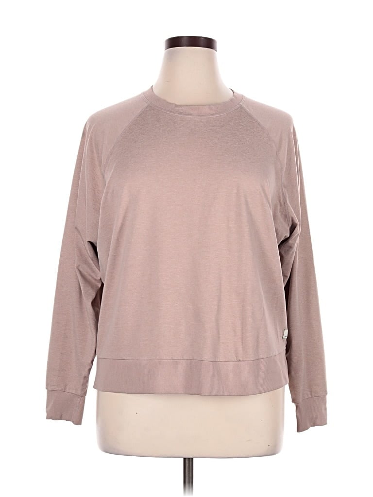 Pre-owned Vuori Sweatshirt In Tan