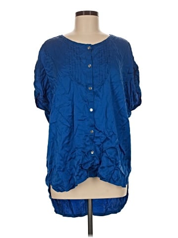 Seventy Two Changes Short Sleeve Silk Top (view 1)