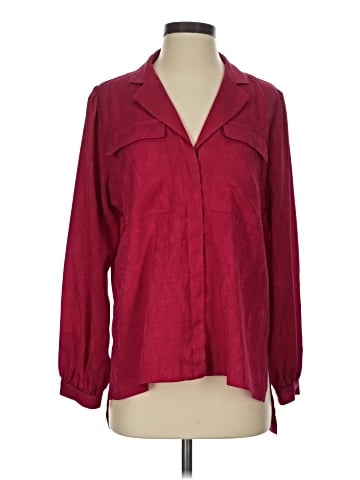 White House Black Market Long Sleeve Blouse (view 1)