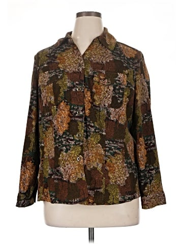 Cj Banks Long Sleeve Blouse (view 1)