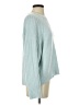 Pull&Bear Solid Blue Pullover Sweater Size S - photo 4