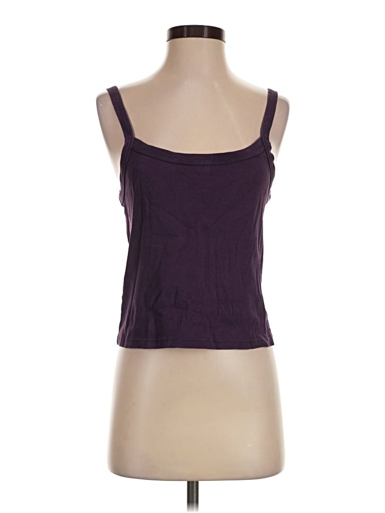 Pre-owned Brandy Melville Tank Top Purple Strapless Neckline Tops