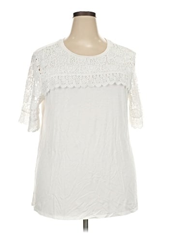 Adrianna Papell Short Sleeve Top (view 1)