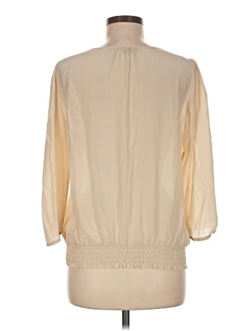 Daniel Rainn 3/4 Sleeve Silk Top (view 2)