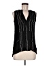 Deletta 100% Rayon Black Sleeveless Blouse Size M - photo 1