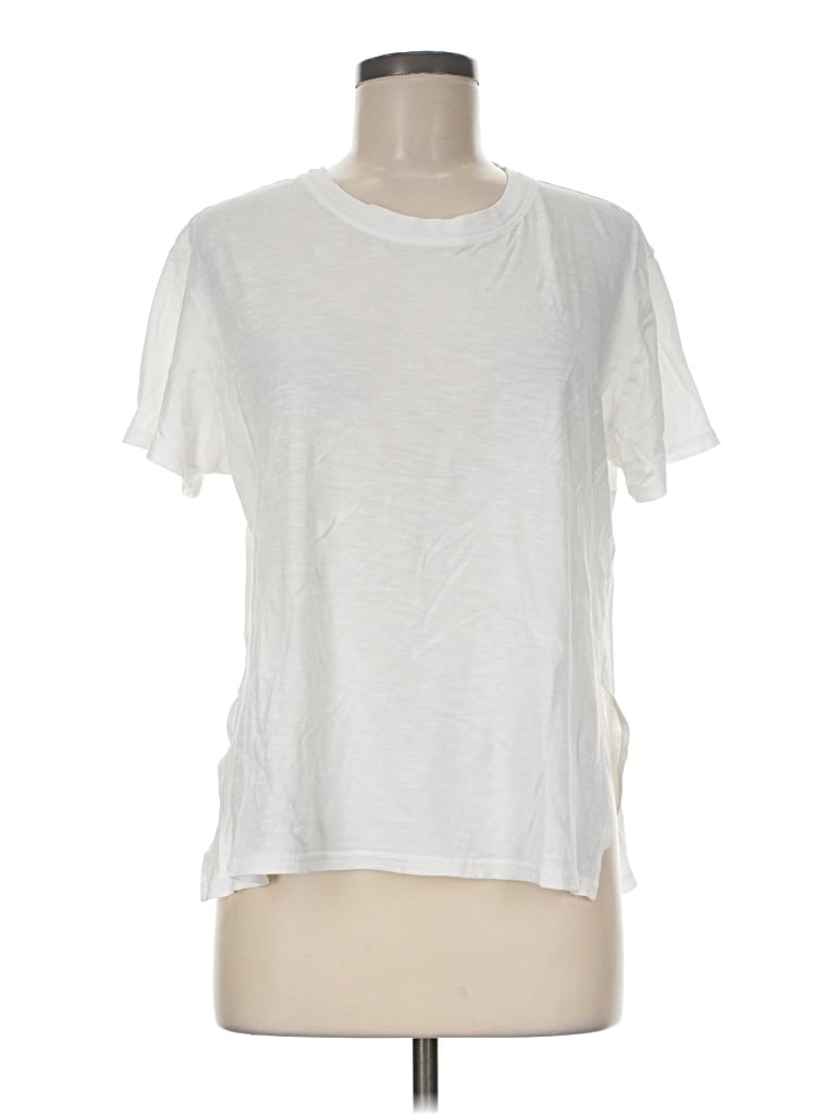 Pre-owned Pact Short Sleeve T-shirt In Ivory